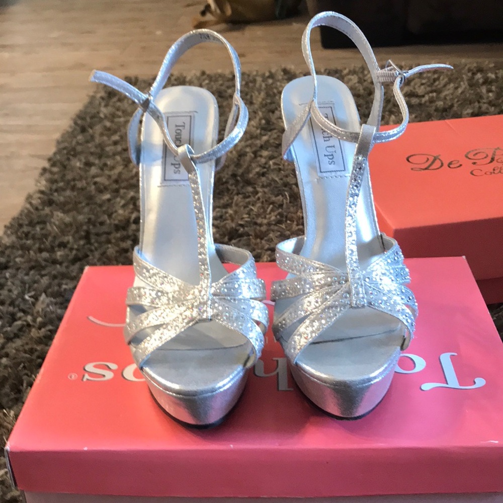 Silver heels